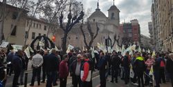 Manifestacin agricultores en Murcia
