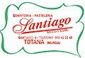 Confiteria-Pasteler�a Santiago 
C/ Santiago, 4 30850 Totana (Murcia)
Telf.: 968 422 245 
<a href=http://www.pastelerosdetotana.com/pasteleriasantiago target=_blank>Pasteler�a Santiago</a> - 5