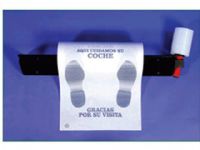 <table style='border:1px #000 solid; font-size:10px; background:#fff;'><tr><td><strong>Alfombrillas bobinas Precortadas.</strong>
Bobina de 250 unidades: Papel absorbente. Dimensi�n: 40x50cm.
Bobina de 500 unidades: Plastico antideslizante. Dimensi�n: 40x50cm.
Personalizaci�n a partir de 15 unidades con su logo, consultar precios dependiendo de colores.
</td></tr></table> - 3