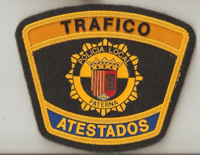 Emblema de Brazo de P. L. de Paterna  Trfico (Valencia)