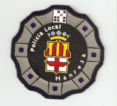 Emblema Pecho Policia Local Manresa (Catalua)