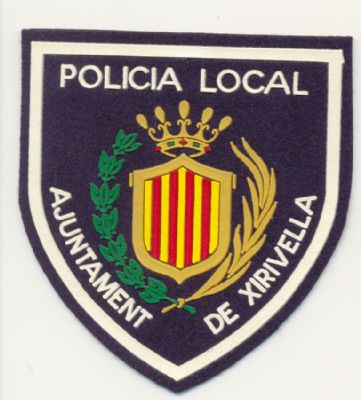 Emblema antiguo  Policia Local Xirivella  (Valencia)