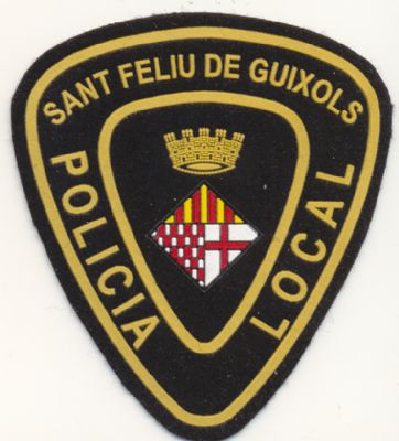 Emblema de Brazo de Policia Local de Sant Feliu de Guixols (Catalua)