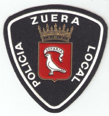 Emblema Brazo Policia Local de Zuera  (Zaragoza)