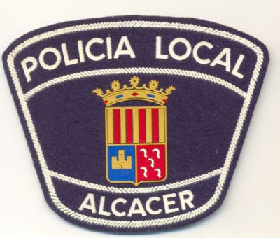 Emblema antiguo Policia Local Alcacer (Valencia)