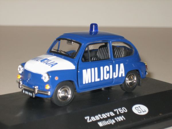 Miniatura Vehiculo Policia Slovenia  1991