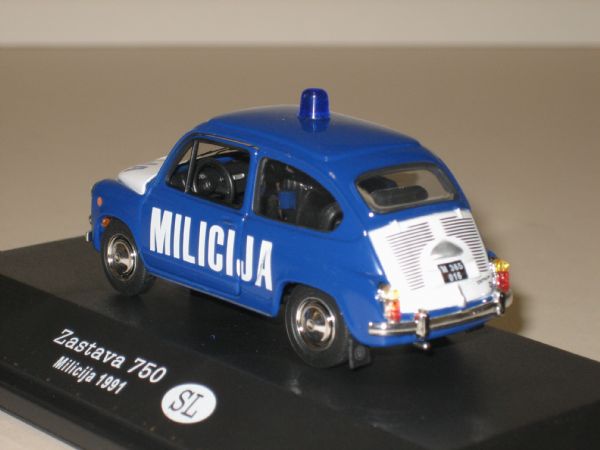 Miniatura Vehiculo Policia Slovenia  1991