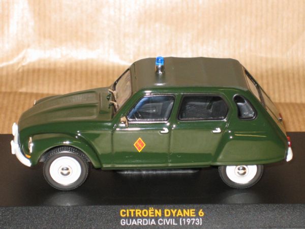 Vehiculo Miniatura Guardia Civil Citroen Dyane 6 (1.973)