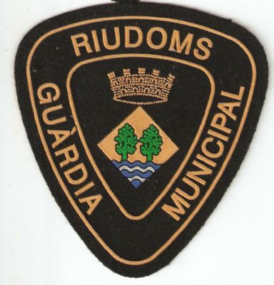 Emblema Brazo Gurdia Municipal Riudoms (Catalua)