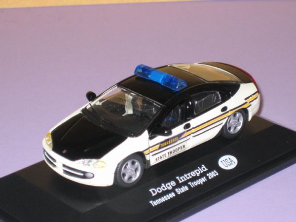 Miniatura Vehiculo Police U.S.A. Dodge Interpid Tennessee State Troper 2003