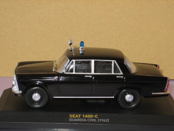 Vehiculo Miniatura Seat 1400-C de la Guardia Civil (1.962)