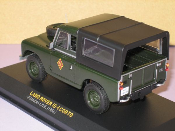 Vehiculo Miniatura Land Rover Corto Guardia Civil (1.956)