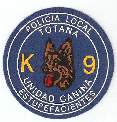 Emblema de Brazo de Unidad Canina de Estupefacientes de Totana (K-9)