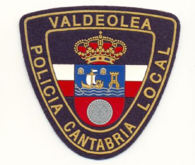 Emblema Brazo Polica Local Valdeolea (Cantabria)