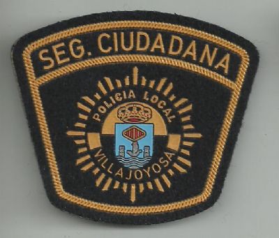 Emblema Brazo  Policia Local Villajoyosa (Comn. Valenciana)
