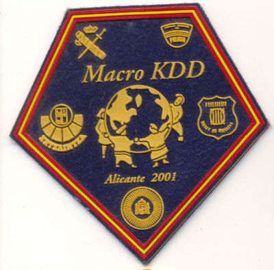 Emblema de KDD Policial en Alicante 2001