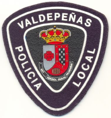 Emblema de Brazo de Policia Local Valdepeas (Ciudad Real)