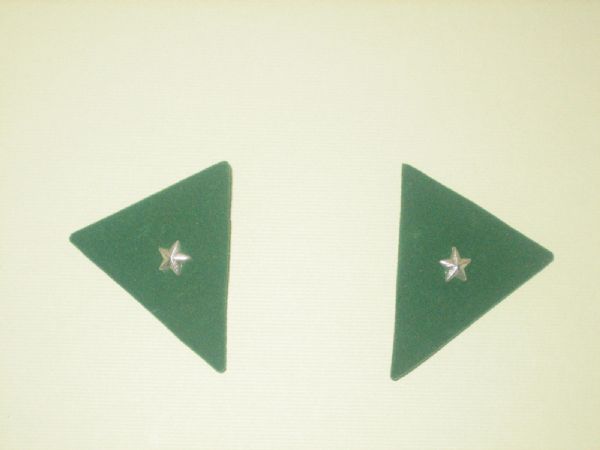 Triangulos verdes de Oficial de Carabineros de Chile