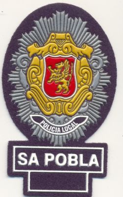 Emblema de Pecho de Policia Local de Sa Pobla (Baleares)