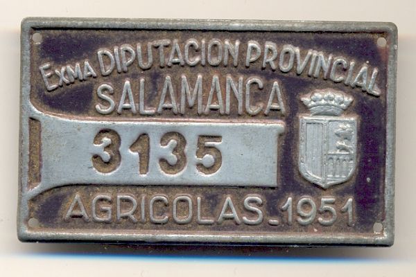 Matricula Agricola de Diputacion de Salamanca (1.951)