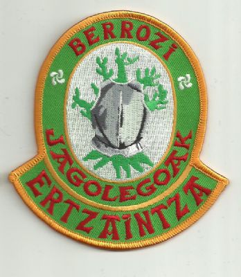 Emblema Ertzaintza Berrozi Jagolegoak (Escoltas)