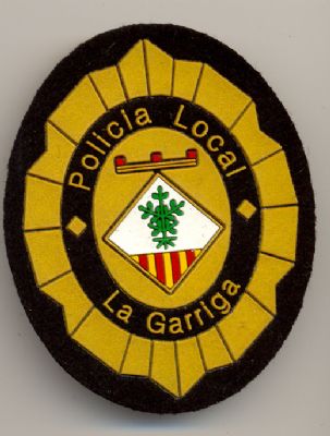 Emblema de Pecho Policia Local La Garriga (Catalua)