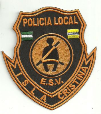 Emblema de Brazo de Policia Local Isla Cristina (Huelva)