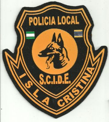 Emblema Brazo Policia Local Isla Cristina (Huelva)