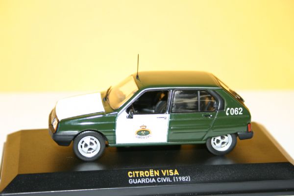 Miniatura Vehiculo Citroen Visa de la Guardia Civil 1982
