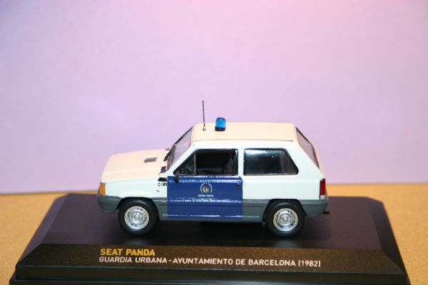 Vehiculo Miniatura Seat Panda Guardia Urbana Barcelona 1982