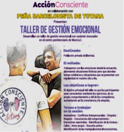 La Pea Barcelonista de Totana implanta en el Centro Penitenciario de Murcia el taller de Accin consciente