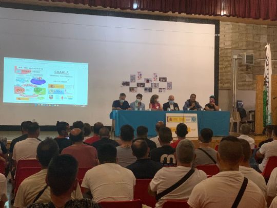 La Pea Barcelonista de Totana colabora en la jornada de concienciacin Da internacional de la Sobredosis celebrada en el centro penitenciario de Murcia I