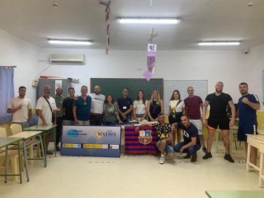 La Pea Barcelonista de Totana colabora con la dcima edicin del Programa Matrix en el Centro Penitenciario de Murcia