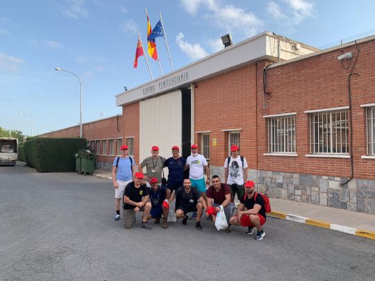Senderismo, camino de la reinsercin para ayudar a las personas privadas de libertad del Centro Penitenciario de Murcia.