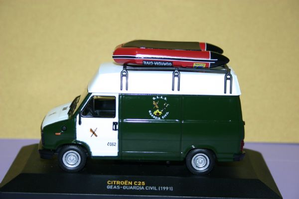 Veh�culo Miniatura Furgo Citro�n C-25 de la Guardia Civil (1991)
