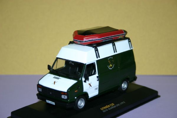 Veh�culo Miniatura Furgo Citro�n C-25 de la Guardia Civil (1991)