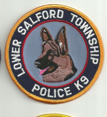 Emblema de Brazo K-9 Lower Salford Township, Montgomery, Pennsylvani