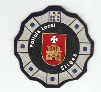 Emblema Pecho Policia Local Sitges (Catalu�a)