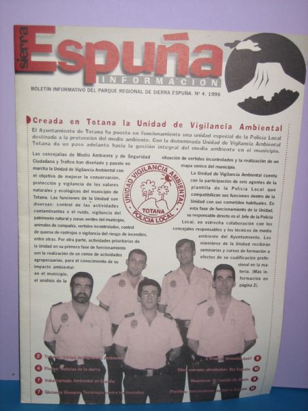 Boletin Informativo de Sierra Espuña nº4 (1996)