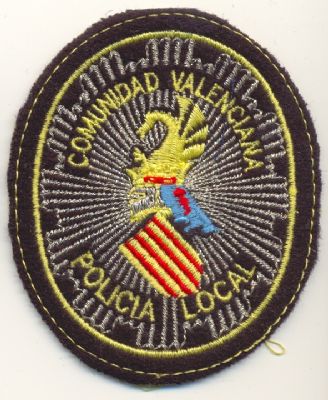 Emblema Antiguo Policia Local Comunidad Valenciana