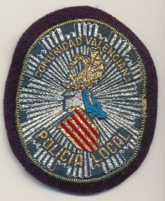 Emblema Antiguo Policia Local Comunidad Valenciana