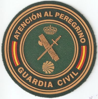 Emblema brazo Guardia Civil (Espa�a) Atenci�n al Peregrino