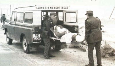 Miniatura 4X4 Lan Rover Santana 109 Agrupaci�n de Tr�fico (Espa�a 1.978)