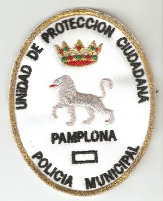Emblemas Brazo antiguos Policia Municipal de Pamplona (replicas)
