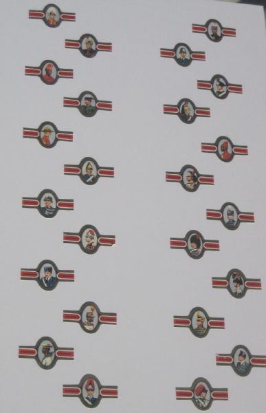 Vitolas de Puros con Imagenes de Policia del Mundo