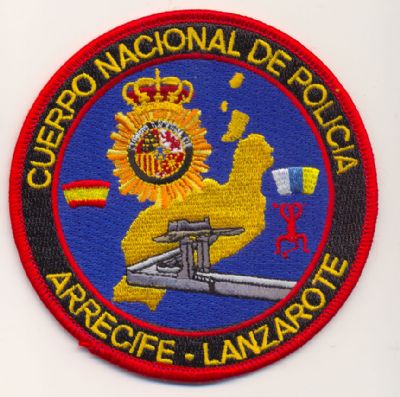 Emblema del Cuerpo Nacional de Policia de Arrecife (Lanzarote)