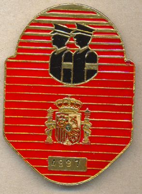 Placa Metálica de Patrullas Urbanas de Seguridad Ciudadana (España)