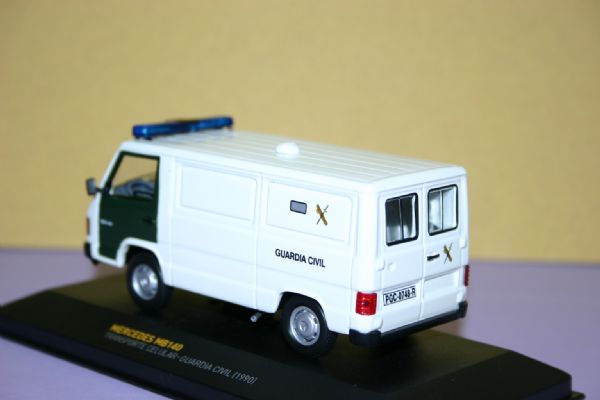 Miniatura Vehiculo Furgon MB 140 Guardia Civil Transporte Celular