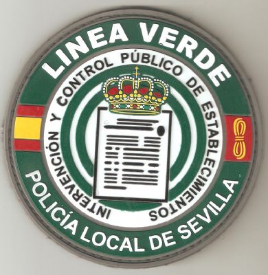 Emblema brazo Linea Verde Policia Local de Sevilla (Espa�a)