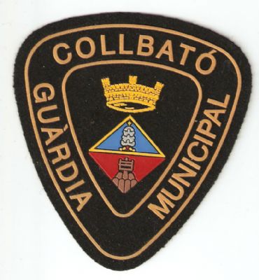 Emblema Brazo Gu�rdia Municipal Collbat� (Catalu�a)